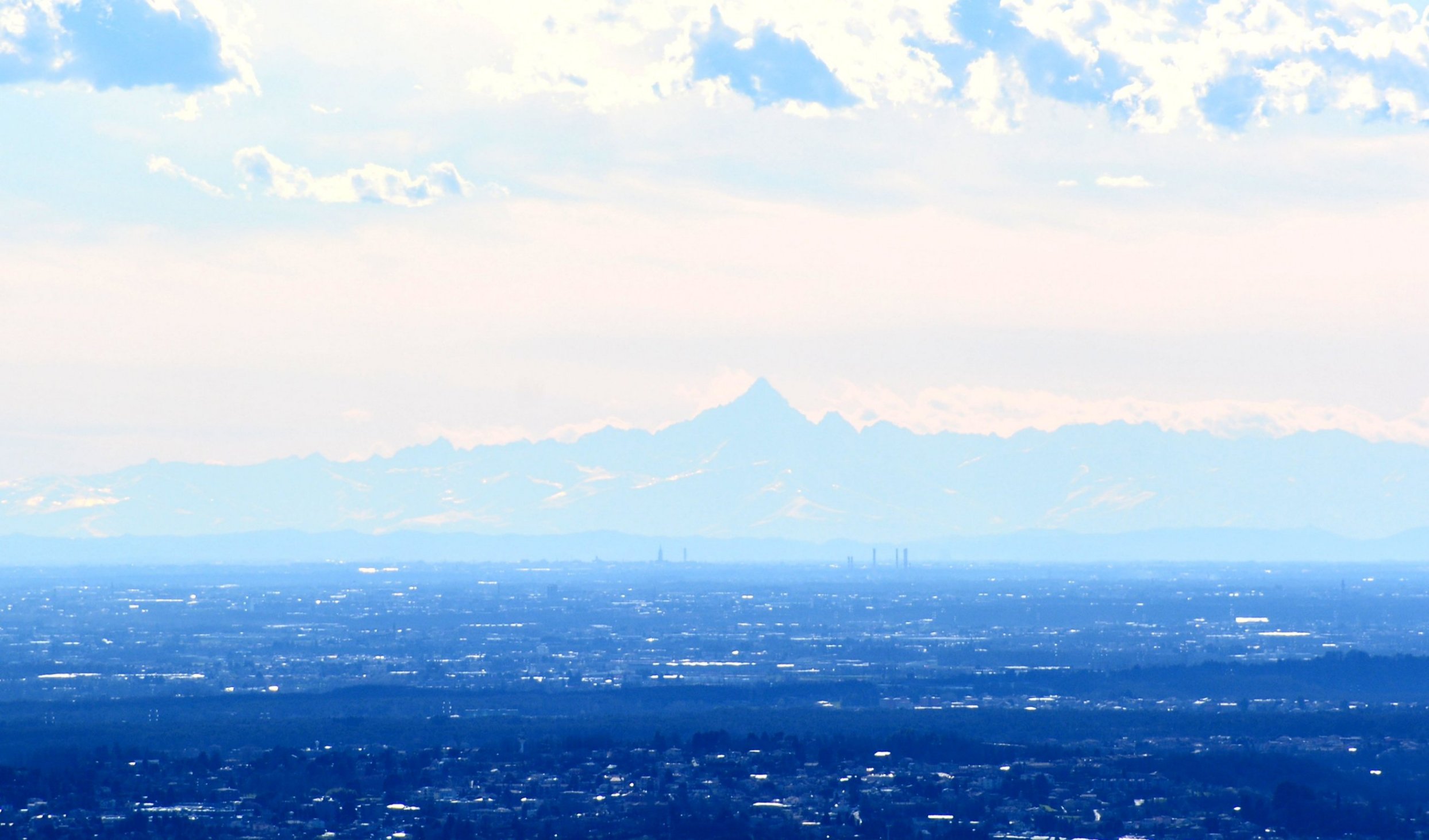 Ma il Monviso fino dove e'' possibile vederlo ?